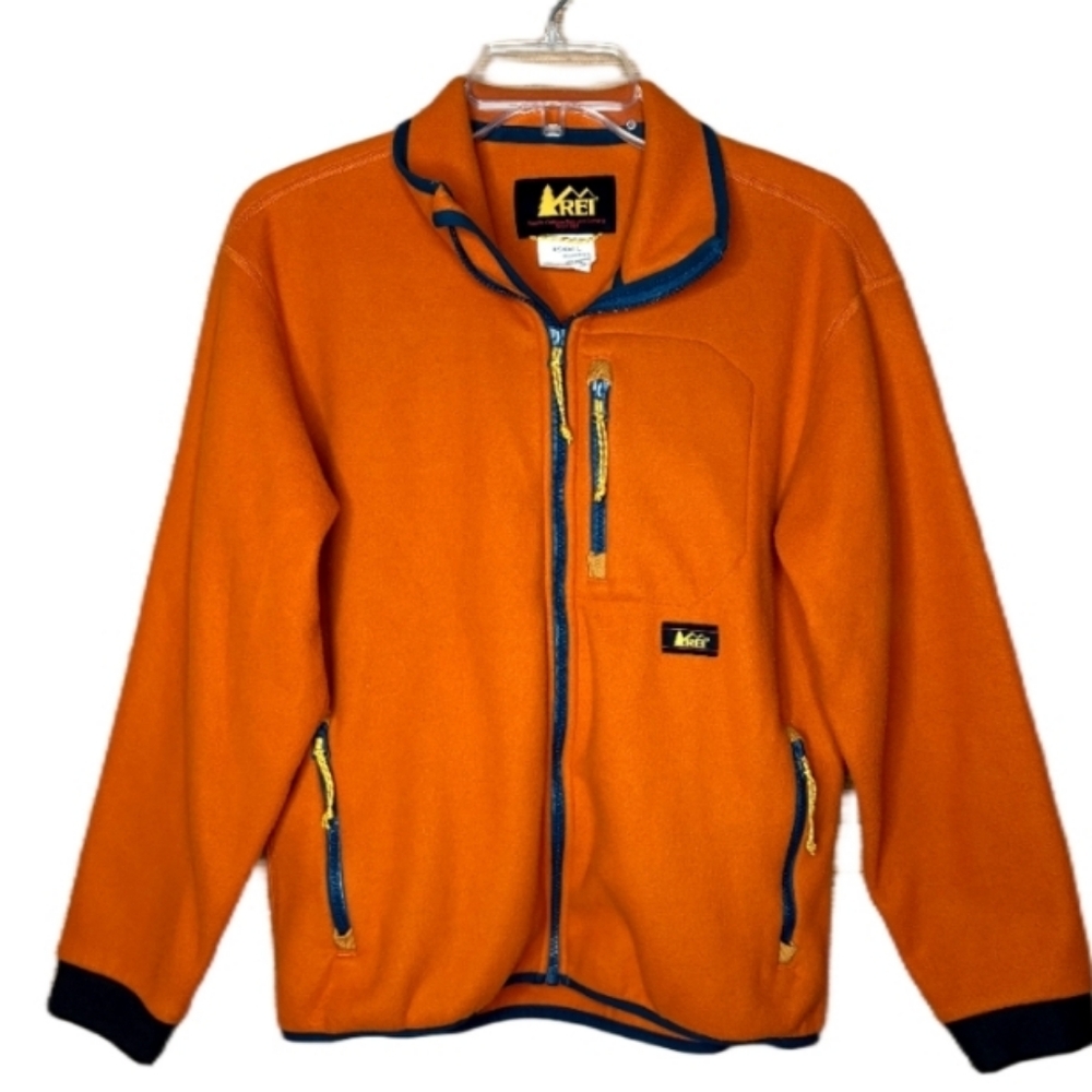 REI Women's Jacket Orange with Blue Accents Size XSmall
